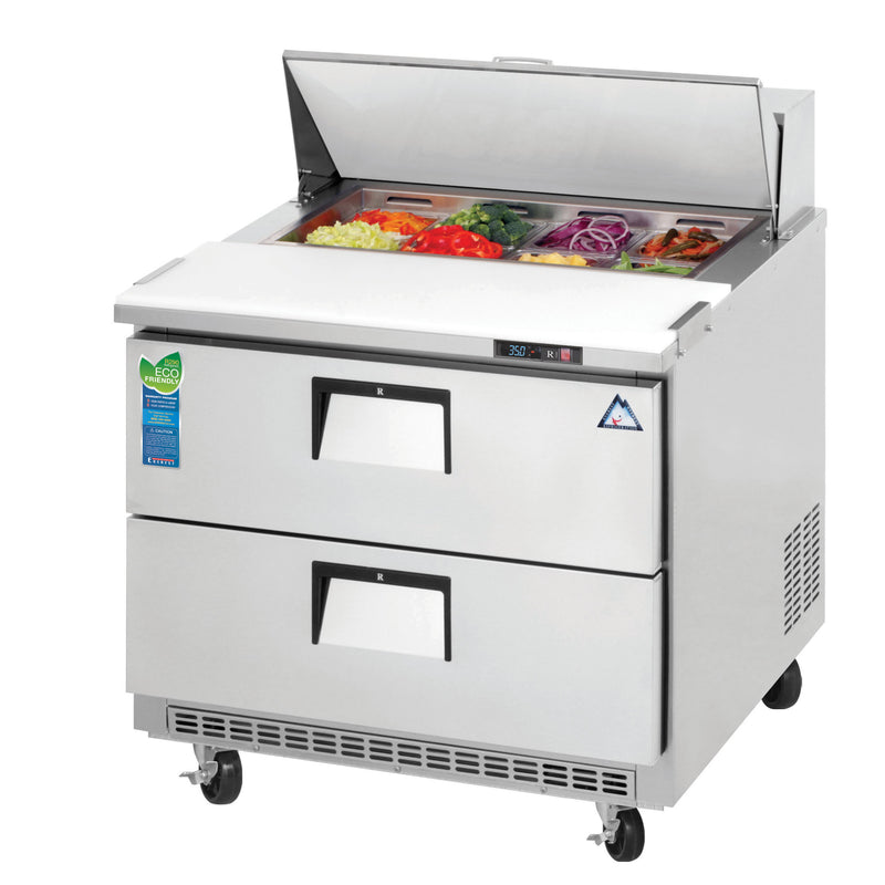 Everest Refrigeration, EPBNSR2-D2, Refrigerated Counter, Sandwich / Salad Unit 