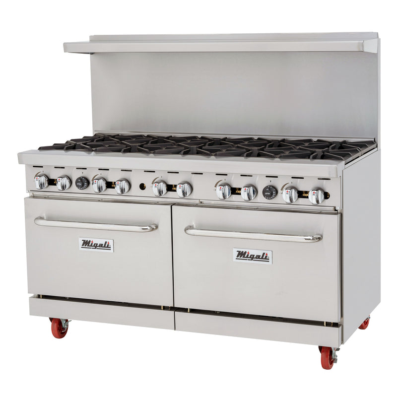 Migali, C-RO10-LP, Commercial Range with Oven 