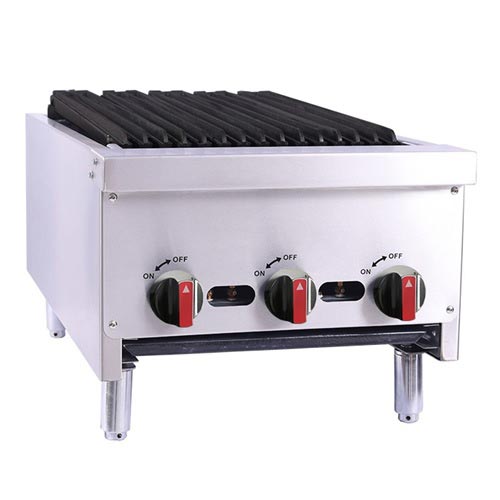 BakeMax, BACGG18-2, Charbroiler, Gas, Countertop 