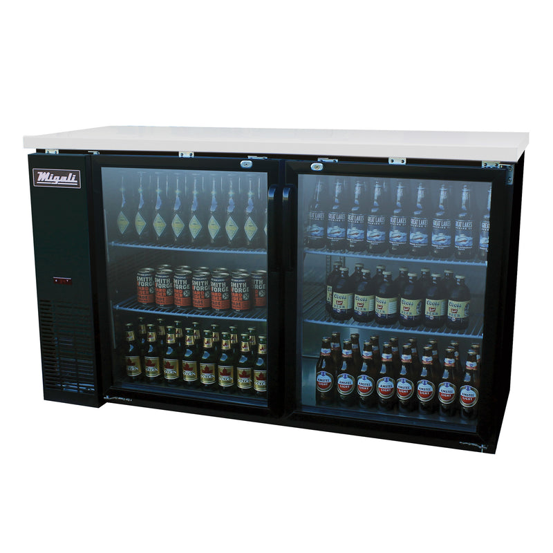 Migali, C-BB60G-HC, Commercial Back Bar Refrigerator 