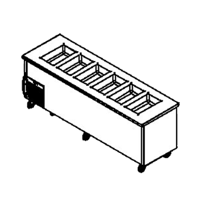 Delfield, SCSC-36-EFP, Serving Counter, Cold Food 