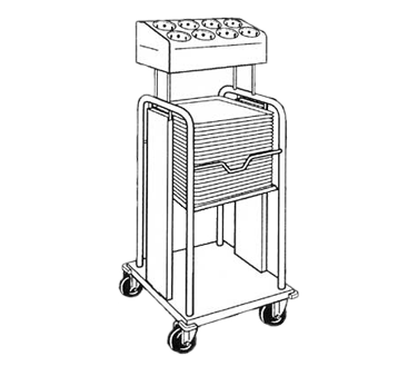 Piper Products/Servolift Eastern, PTS/1216MO, Flatware & Tray Cart 