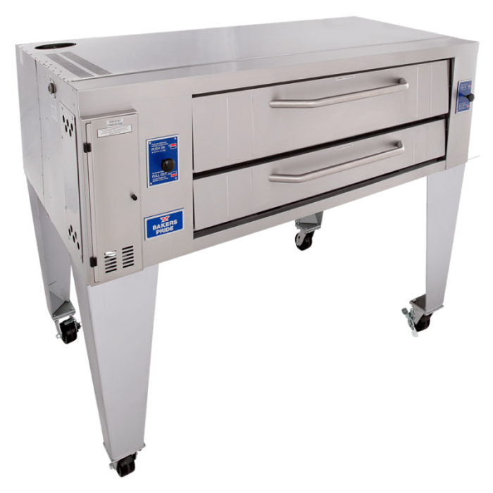 Bakers Pride, Y-600BL-NAT, Deck Pizza Ovens 