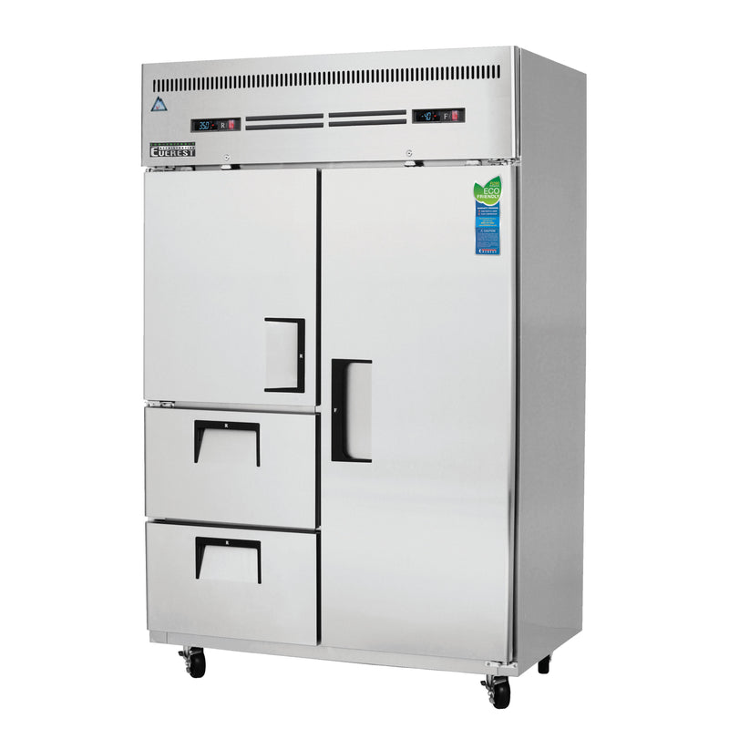 Everest Refrigeration, ESRF2D2, Refrigerator Freezer, Reach-In 