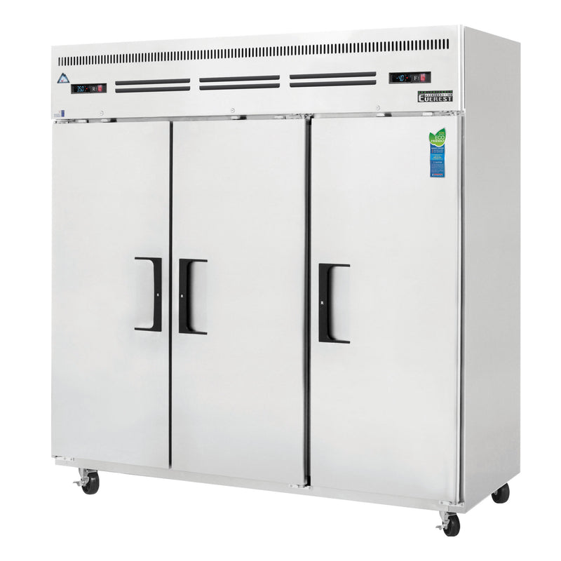 Everest Refrigeration, ESRF3, Refrigerator Freezer, Reach-In 