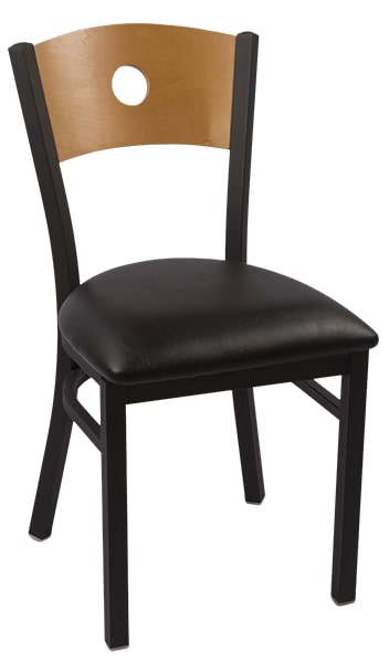 JMC Furniture, Circle Series Chair Black, Chair 