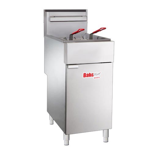 BakeMax, BAKEL40, Fryer, Gas, Floor Model, Full Pot 