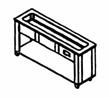 Piper Products/Servolift Eastern, 3-CMSL, Serving Counter, Cold Food 