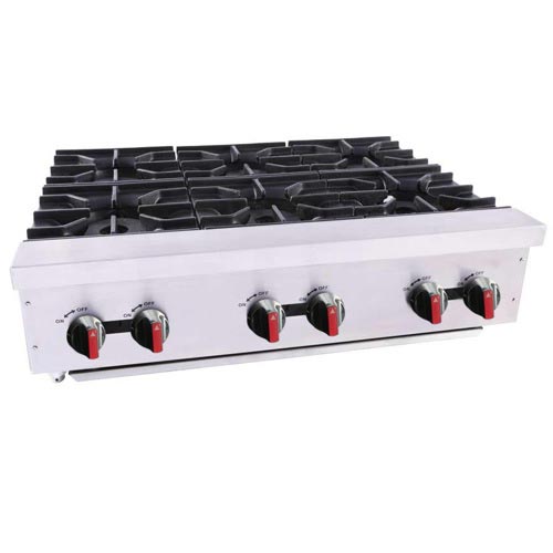 BakeMax, BAFA6M-36, Hotplate, Countertop, Gas 