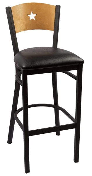 JMC Furniture, Liberty Series Barstool Black, Barstool 