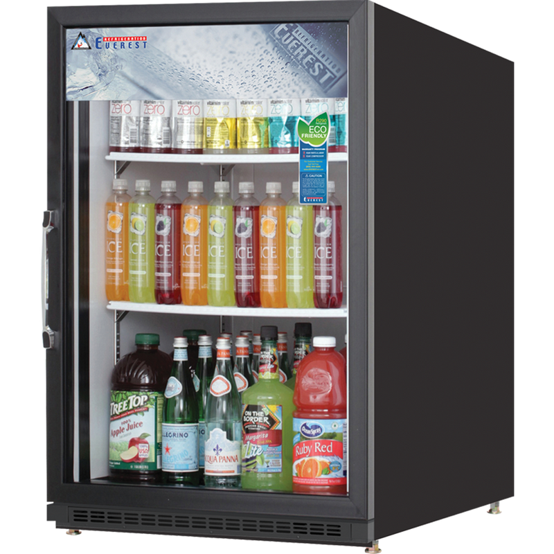 Everest Refrigeration, EMGR5B, Glass Door Merchandiser Refrigerator 