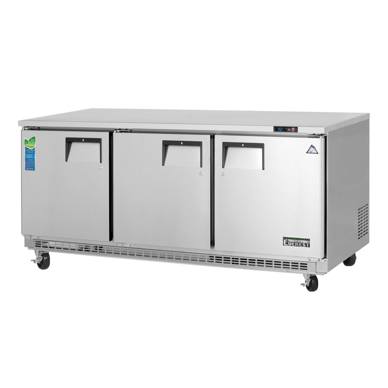 Everest Refrigeration, ETBR3, Refrigerator, Undercounter, Reach-In 