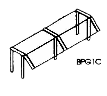 Piper Products/Servolift Eastern, BPG1C-32, Sneeze Guard, Stationary 