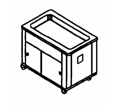 Piper Products/Servolift Eastern, 2-BCM, Serving Counter, Cold Food 