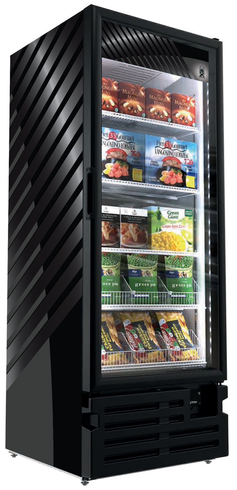 Akita Refrigeration, AGF24, Merchandiser, Freezer 