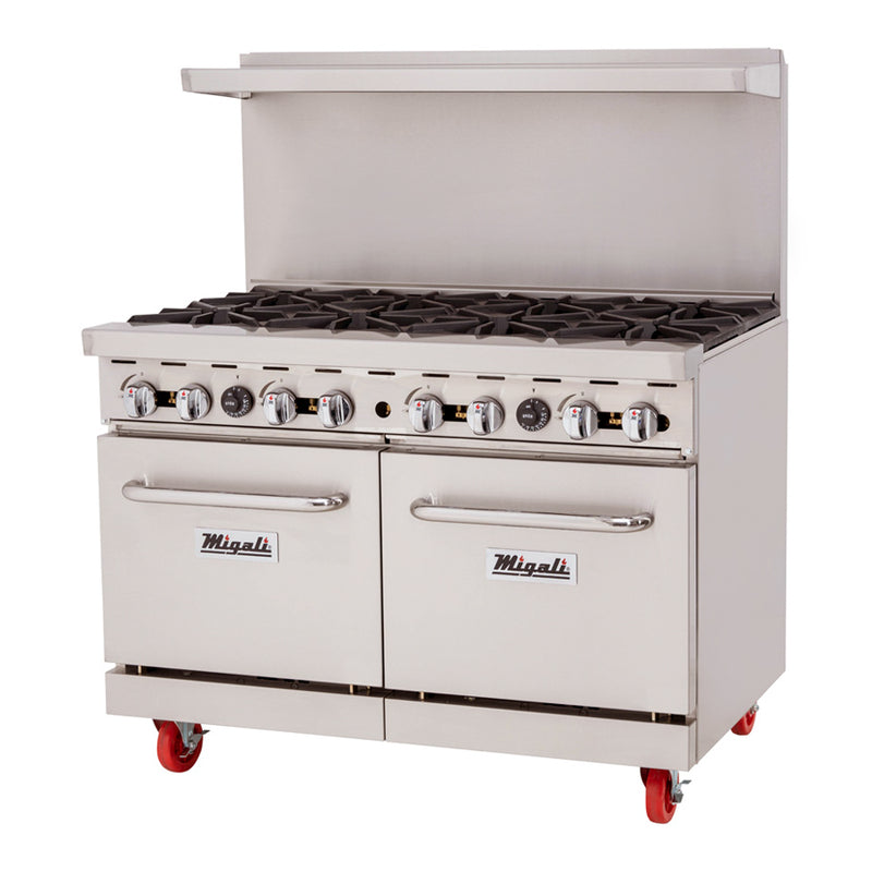 Migali, C-RO8-NG, Commercial Range with Oven 