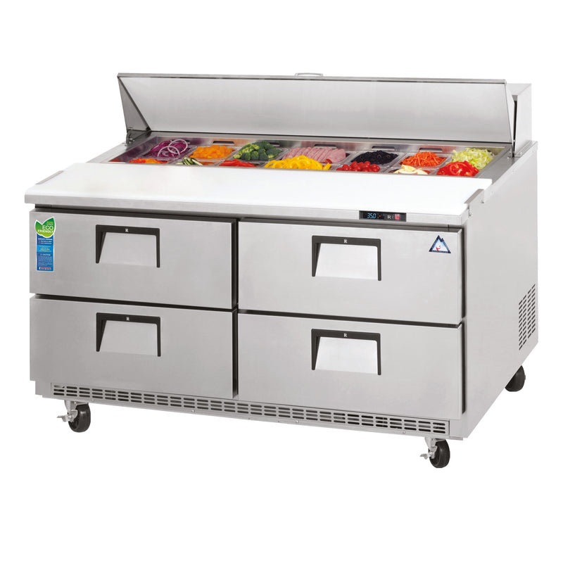 Everest Refrigeration, EPBNR2-D4, Refrigerated Counter, Sandwich / Salad Unit 